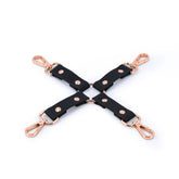 Black Hog Tie - Bondage Couture Cravat? for BDSM Enthusiasts - Adjustable & Durable Restraint